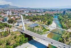 A beautiful picture of Podgorica, Montenegro